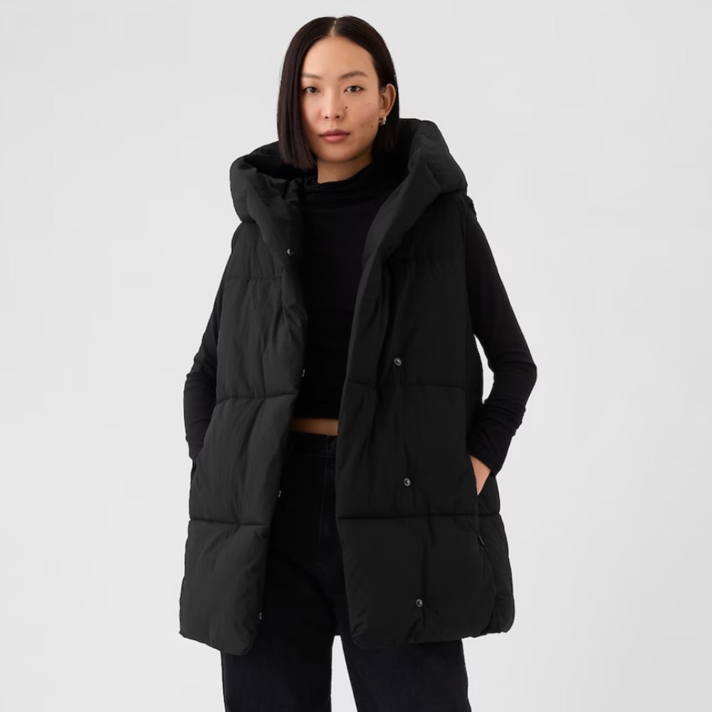 Gap duvet wrap puffer vest